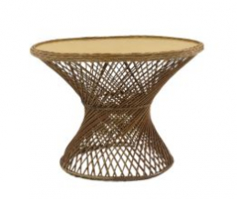 310578 - MESA AMPULHETA DE VIME M 52X52X41CM