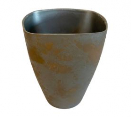 120601 - VASO RUSTICO FERRUGEM 16X16X20CM 