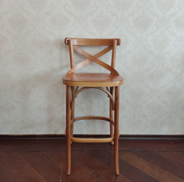 310604 - BANQUETA DE MADEIRA PARA MESA BISTRÔ 45X104CM