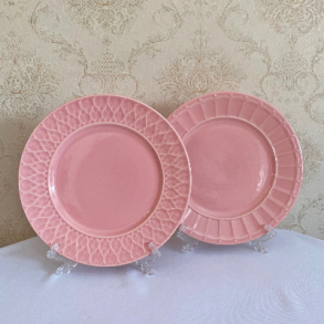 270508 - PRATO ROSA DE MESA PORCELANA  29CM 