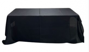 020602 - TOALHA PRETA OXFORD RETANGULAR 2,20X2,00MTS