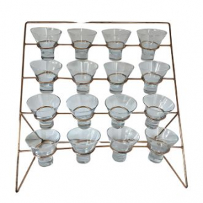 260715 - SUPORTE ROSE FINGER FOOD 46X29X44CM