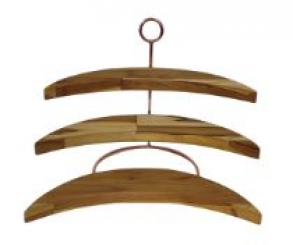 260747 - SUPORTE MEIA LUA ROSE 36X25X26CM