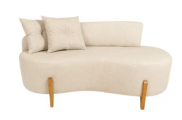 310823 - SOFÁ OFF WHITE ORGÂNICO 150X65X65CM
