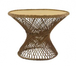 310579 -  MESA AMPULHETA DE VIME G 106X106X77CM