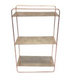 260745 - SUPORTE ROSE PRATELEIRA RETANGULAR 30X15X50CM