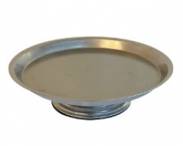 131107 - SUPORTE PRATA FERRO S/ DETALHES P 26X07CM