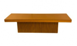 310587 - MESA DE APOIO BASE RIPADA RETANGULAR 150X45X40CM