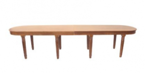 310542 - MESA BIPARTIDA INGLESA OVAL 322X80X80CM