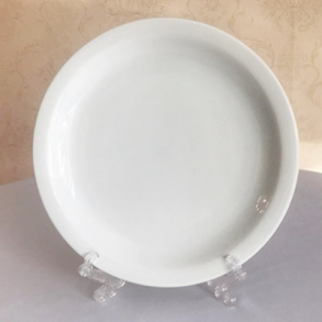 270501 - PRATO BRANCO DE MESA PORCELANA  GERMER 25CM 