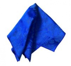 010102 - GUARDANAPO AZUL ROYAL JACQUARD ADAMASCADO 40X40CM