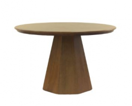 310524 - MESA YARA REDONDA DE MADEIRA 120X120X78CM