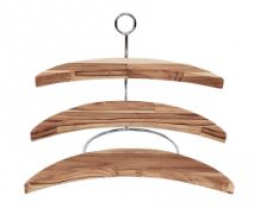 260733 - SUPORTE MEIA LUA PRATA 34X08X26CM