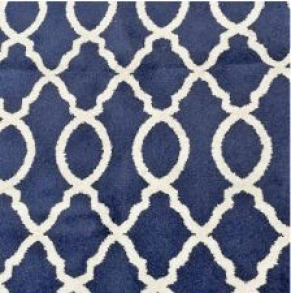 320302 - TAPETE AZUL ABSTRATO RETANGULAR 200X140CM