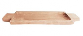 260706 - TÁBUA MADEIRA RETANGULAR ALÇAS 58X21X04CM