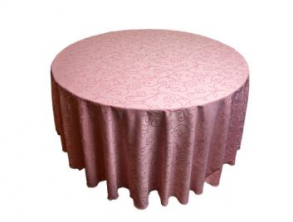 020401 - TOALHA ROSE NOVO 2,40MTS REDONDA CETIM ADAMASCADO 