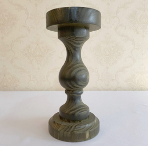 160502 - CASTIÇAL MADEIRA 09X27CM